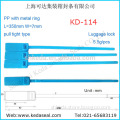 Metal insert plastic lock seal containers, KD-114 Plastic seal 350mm